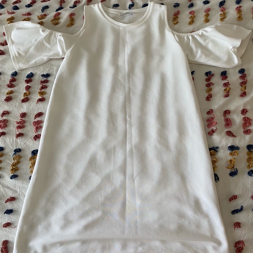 White Zara Off the shoulder dress